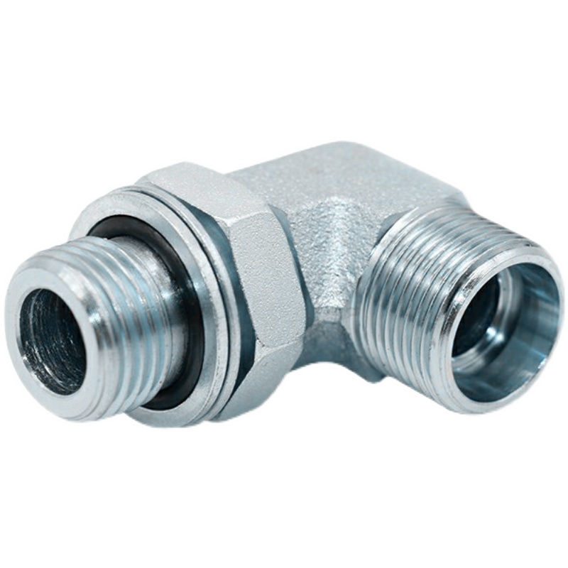 1CH9/1DH9-OG接头轻型重型可调直角弯头卡套过渡碳钢液压油管接头