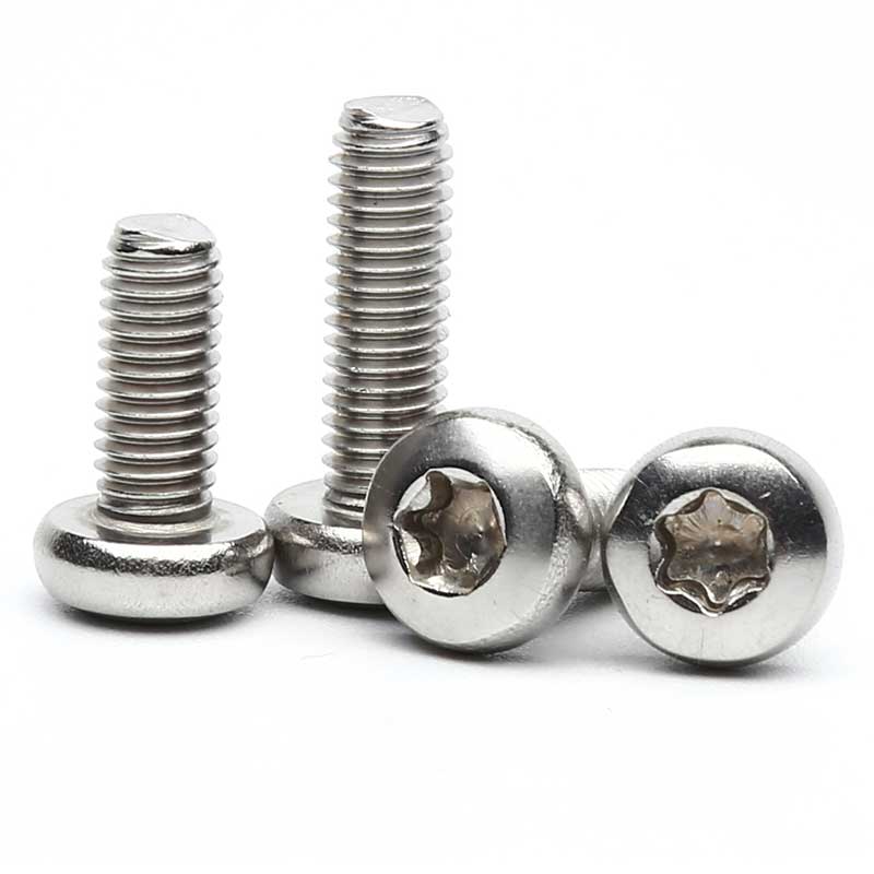 不锈钢圆头梅花螺丝盘钉