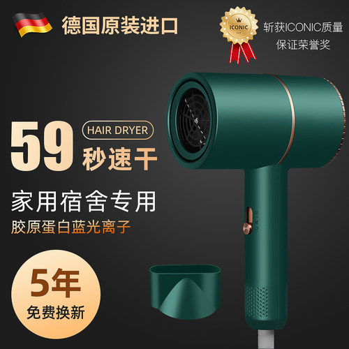 家用德国电吹风机发廊专用大功率理发店2300w负离子 护发速干静音