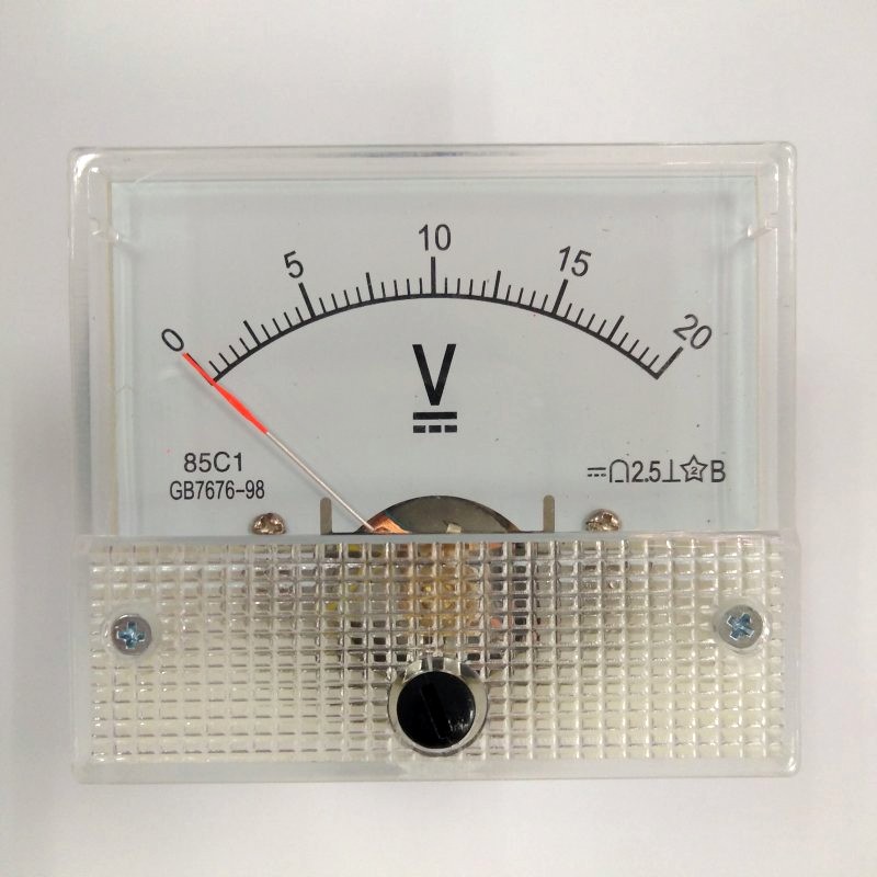 85C1 15V 10V 20V直流指针式电压表 电流电压表 面板表