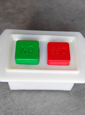 LC3-5启动停止按钮开关套丝机一开一闭绿色ON红OFF小220V电源380V