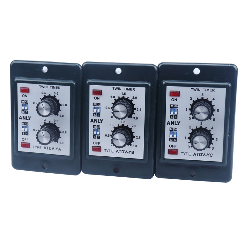 假一赔十台湾安良ANLY原装正品双调型多段式时间继电器ATDV-YA YB