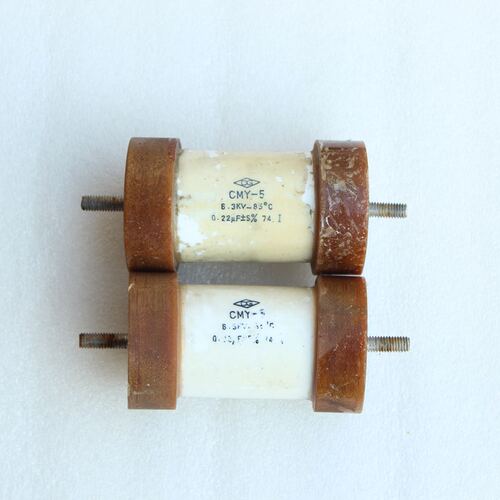 陶瓷高压CMY-5 0.22UF  6.3KV油浸电容 拆机工业电容拆机 55元/只