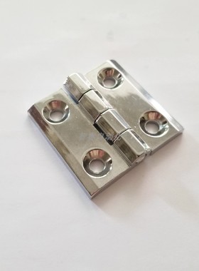 锌合金银色蝶形铰链 HFR07-40/50/60 孔距25/30/46冷库门合页定制