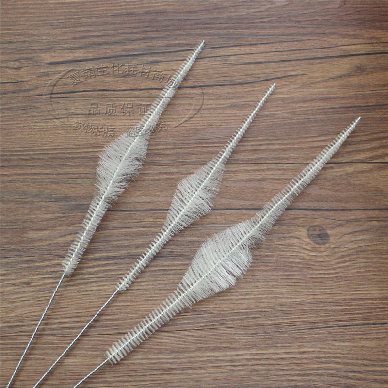 玻璃胖肚吸管刷 大肚吸管刷 刻度吸管刷 移液管刷 实验室毛刷