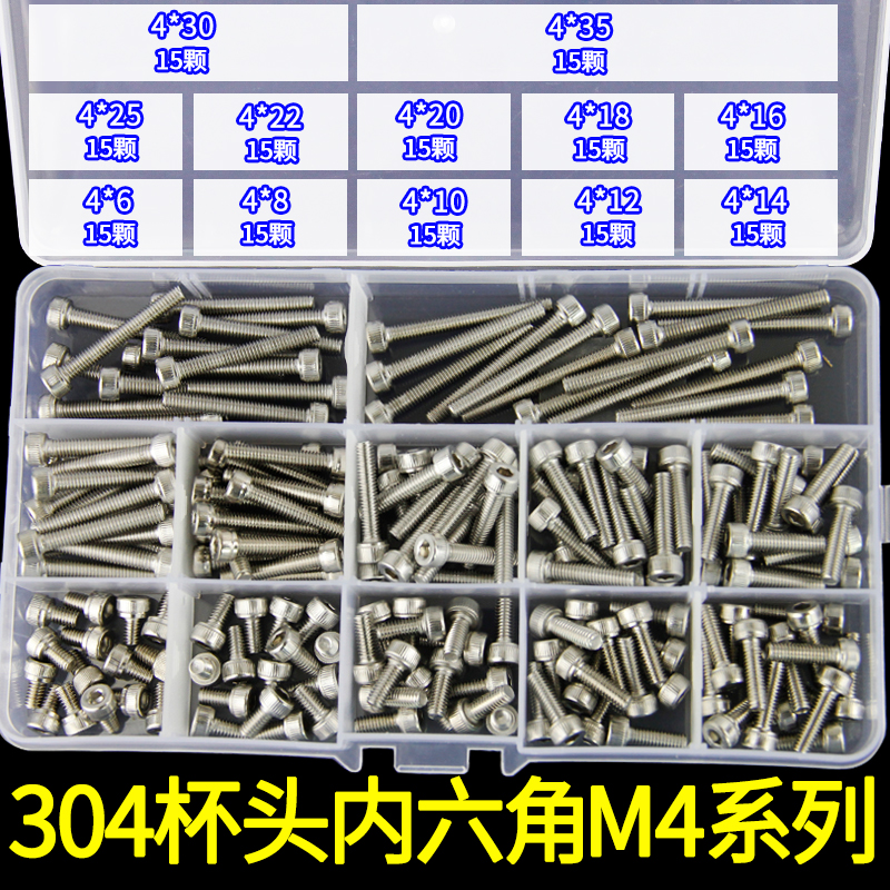 不锈钢杯头平圆薄内六角