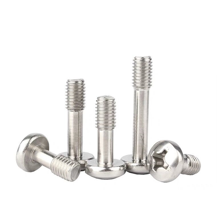 不锈钢十字圆头半牙螺丝
