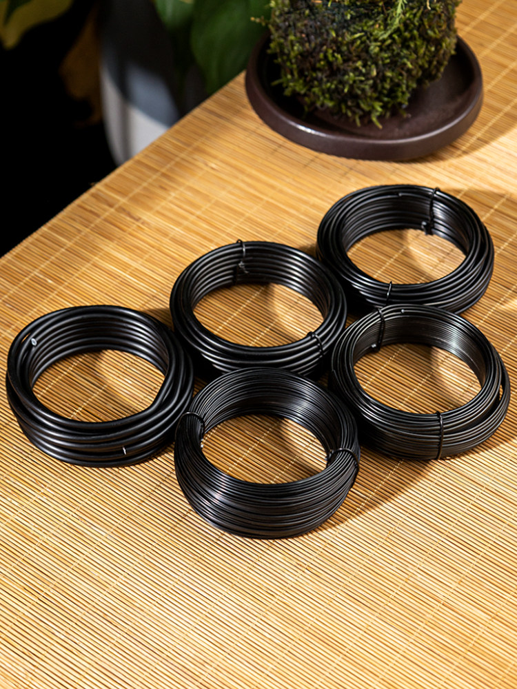 绑扎丝园艺固定线盘景铝线盆景花卉造型专用工具软铝丝定型古铜色,纺织面料/辅料/配套,服装加工设备,淘宝优惠券,粉丝福利购,淘宝优惠卷