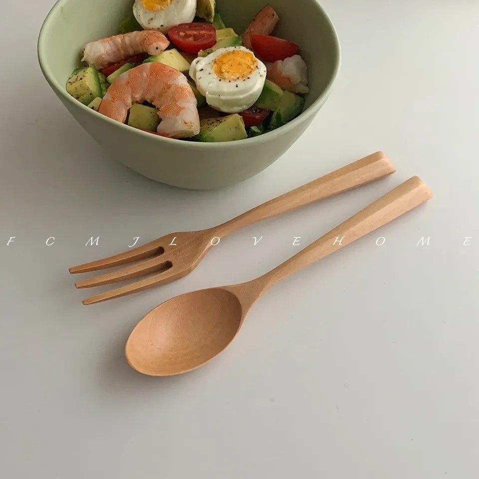 ins韩国勺子叉子简约纯木质甜品早餐意面泡面汤匙调羹餐厅餐具,农用物资,可移动滴灌袋,淘宝优惠券,粉丝福利购,淘宝优惠卷