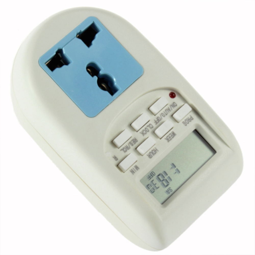 Programmable Electronic Timer Socket Digital Timer EU Plug