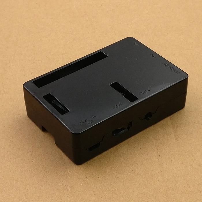 Raspberry pi b+3B2代B通用外壳黑色/白色/透明raspberry pi外壳d