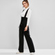 big yards suspenders Women button casual belted jumpsuit