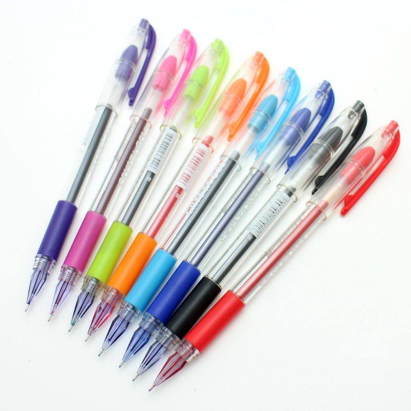 10支包邮白金牌GB200钻石笔中性笔 中考高考专用水笔钻石笔芯替芯