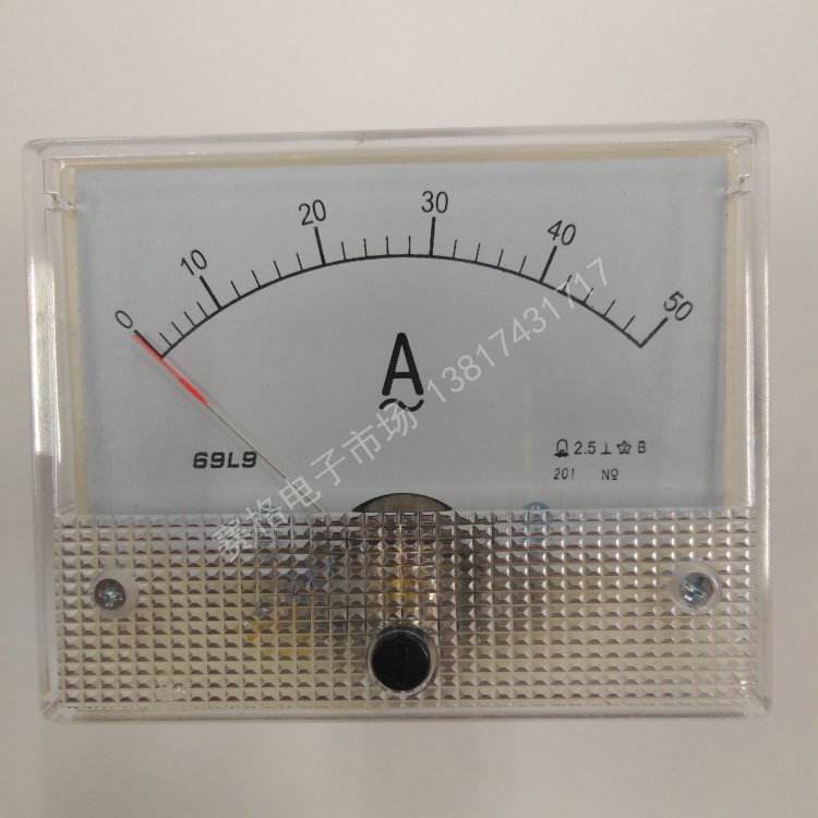 69L9  30A 50A 指针式交流电流表 电流 测试电流用 仪表 安培直通