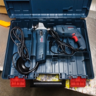询价！博世角磨机GWS660+电钻GBM340+工具箱