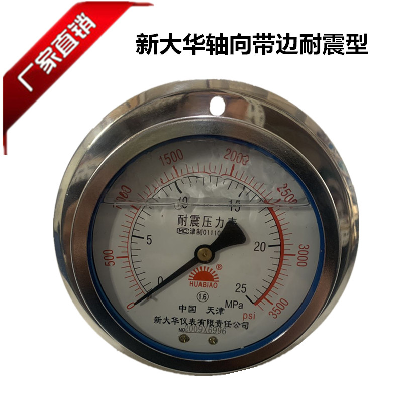 新大华轴向带边耐震压力