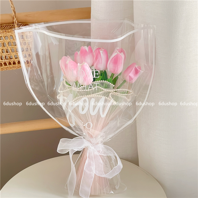 郁金香仿真花束领证手捧