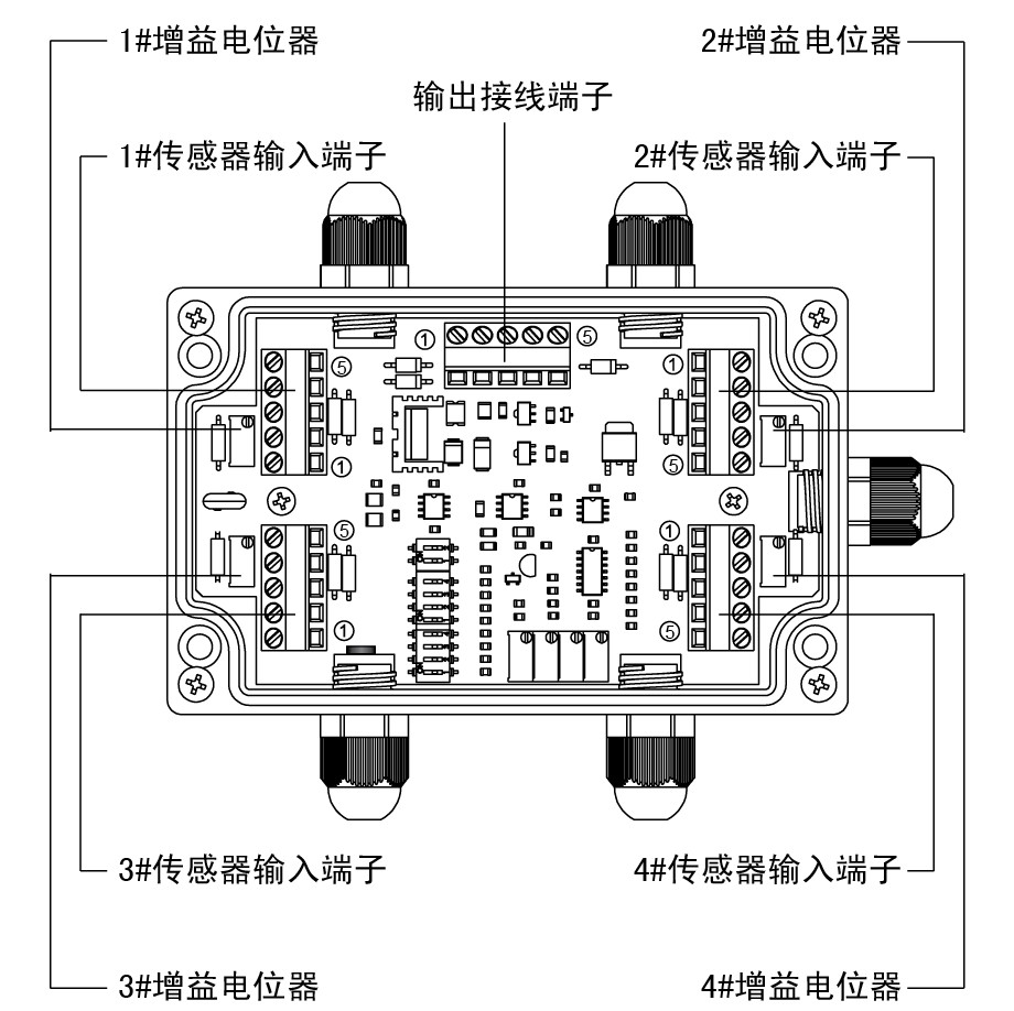 压力传感器四路变送天贺