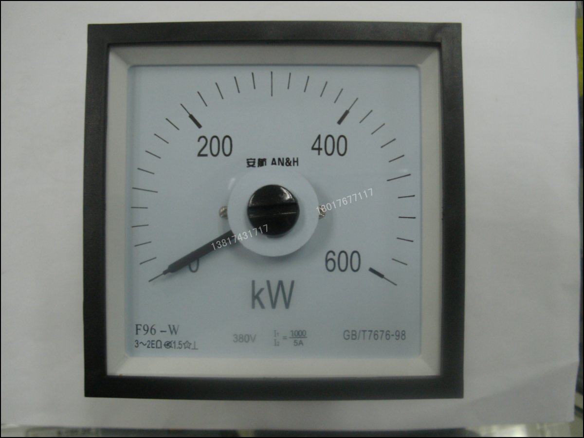 定制 船用 防震张丝仪表 广角度表F96-W功率表（Q96-W、51L5-W）