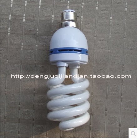 螺旋节能灯B22卡口 节能灯卡口5W9W15W20W25W36W45W85瓦 老式卡口