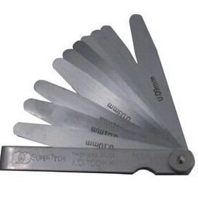 日本SUPERTECH 间隙片 间隙规 厚薄规 塞尺 100MY 0.03-1mm 19片