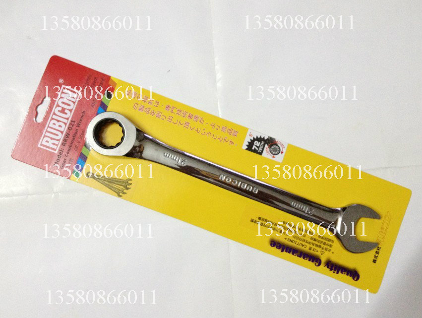 RUBICON原装正品日本罗宾汉RRW-021快速棘轮梅花两用开口扳手21mm
