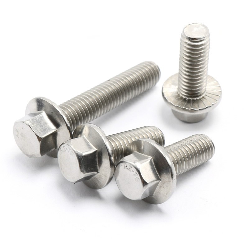 不锈钢法兰面外六角螺丝