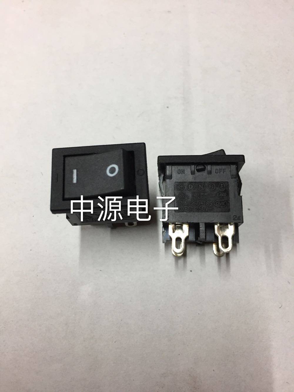 原装日本EDK  EJ502进口船型开关四脚ON-OFF 10A 250VAC kcd1-104