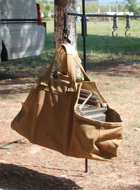 bushcraft拾柴包 木柴搬运包 野营砍柴包 柴火收纳包