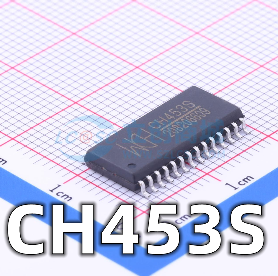 全新原装 CH453S 封装SOP-28 16位数码管驱动及键盘控制芯片 现货