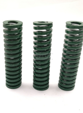 TH重负荷绿色16*8*L模具弹簧 矩形弹簧外径10*长度203467895100mm