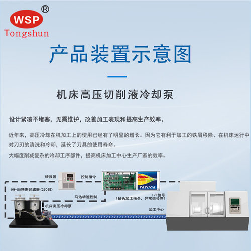 切削液高压水泵中心主轴