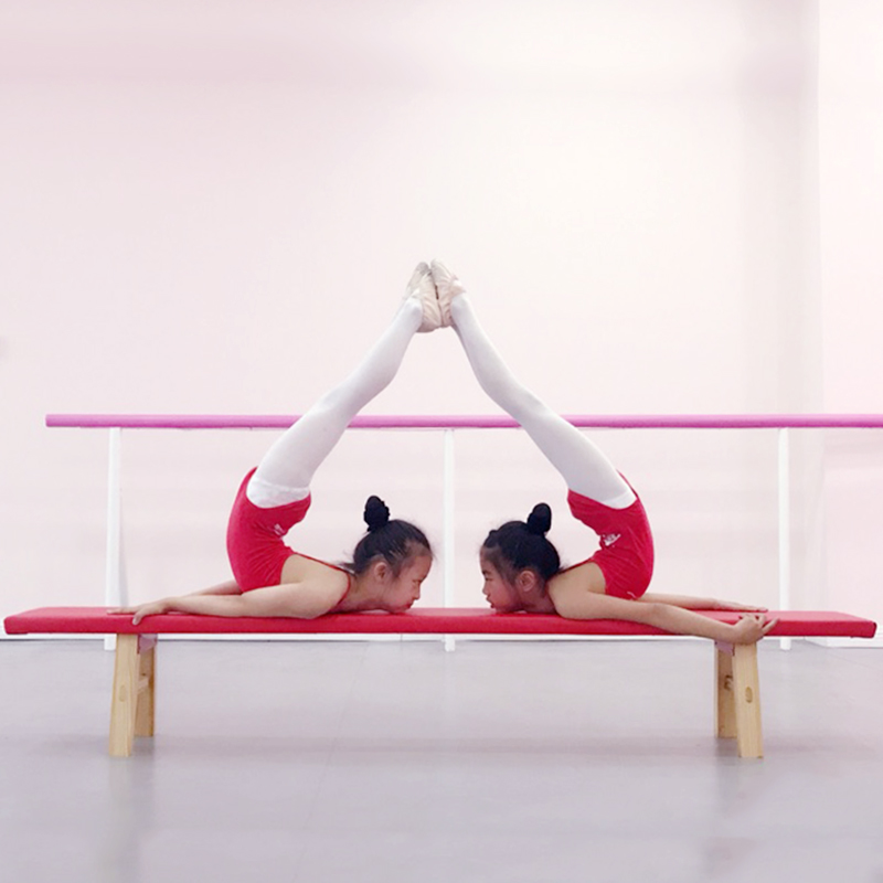 舞蹈凳子练功压腿体操老