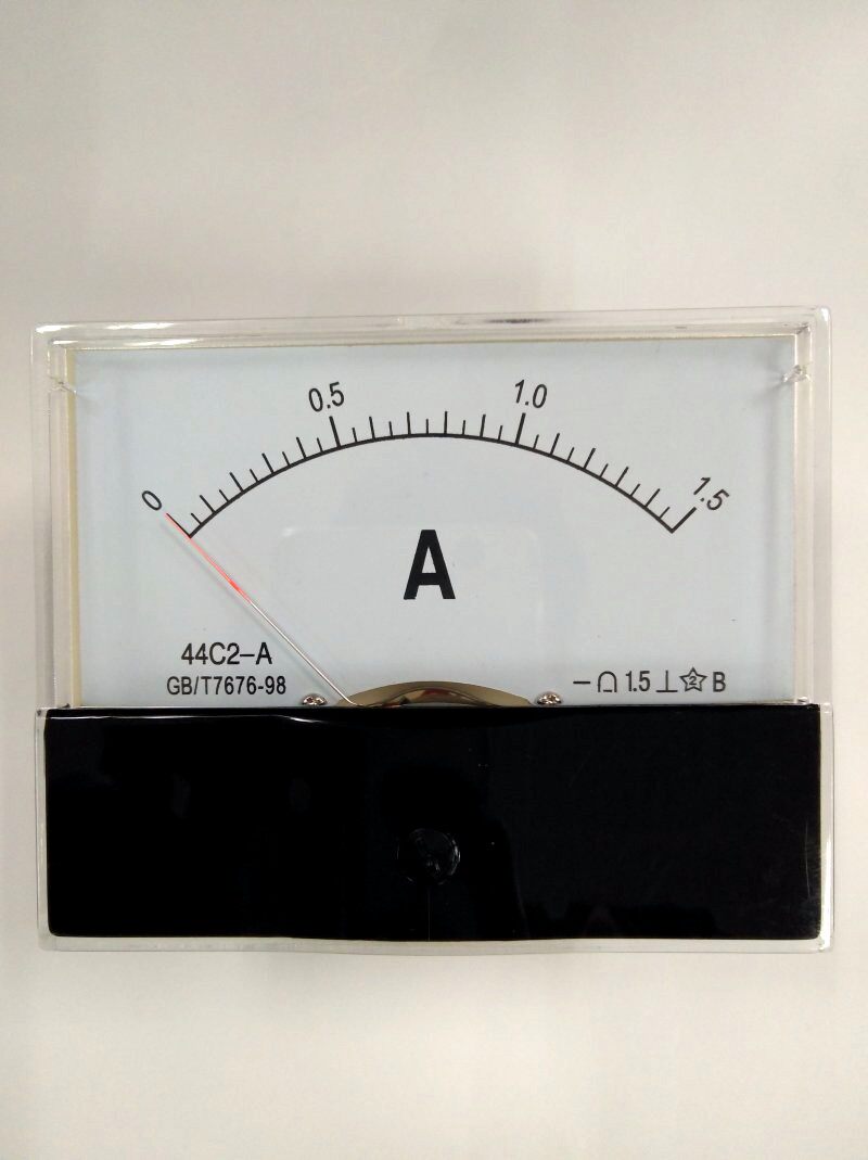 44C2 1A 1.5A 2A 3A 5A 10A直流电流表指针表1000MA DC表头100*80