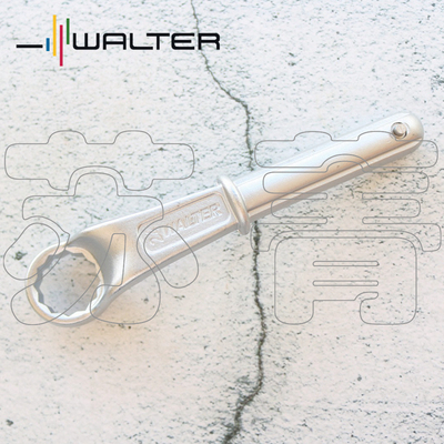 德国原装进口瓦尔特WALTER 重型梅花扳手(无延长管)大约80° 弯头
