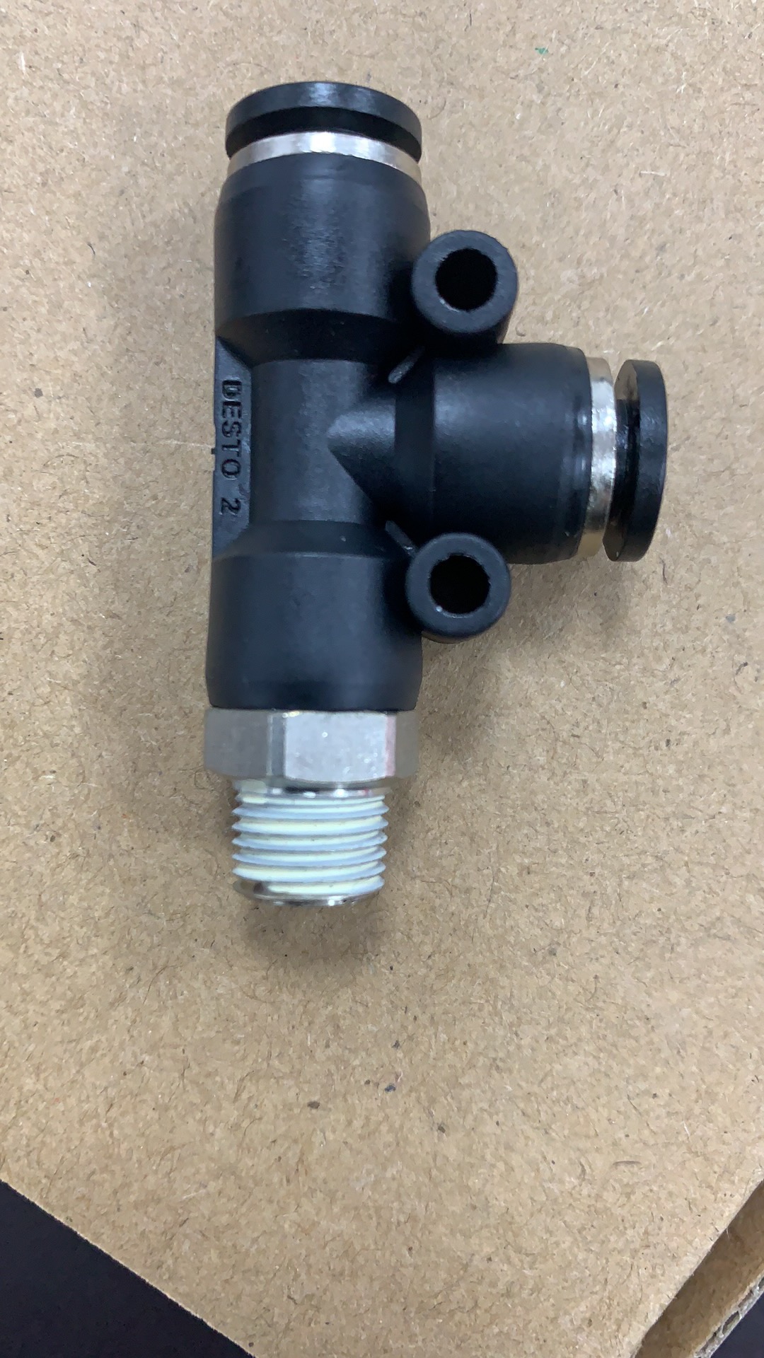 气管气动快速接头外螺纹侧三通PD6-01