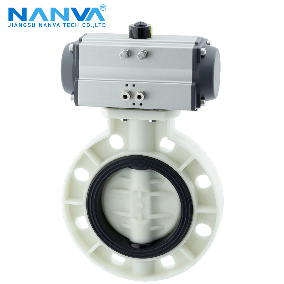 蝶阀化工耐酸碱腐蚀塑料