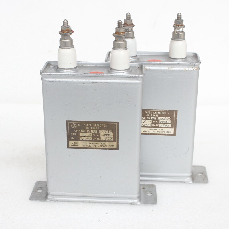 进口陶瓷头1UF 4000V高压油浸方形发烧胆机仪器电容