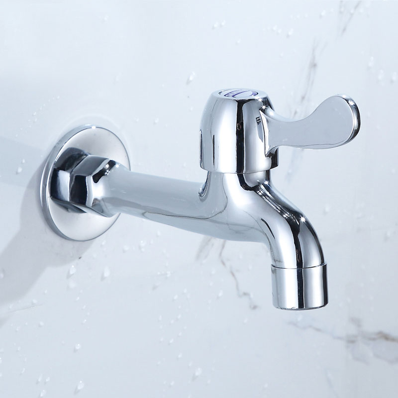 入墙式黄铜热水拖把池自