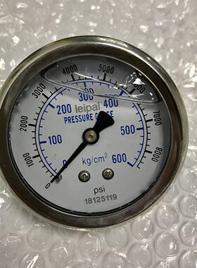 轴向油压表 压力600kg 8000psi 直径61-68mm 螺纹G1/4 NY-616813T