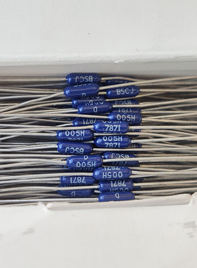 7.87K深蓝色1/4W 进口DALE发烧0.1%高精度精密金属膜电阻可代7.9K