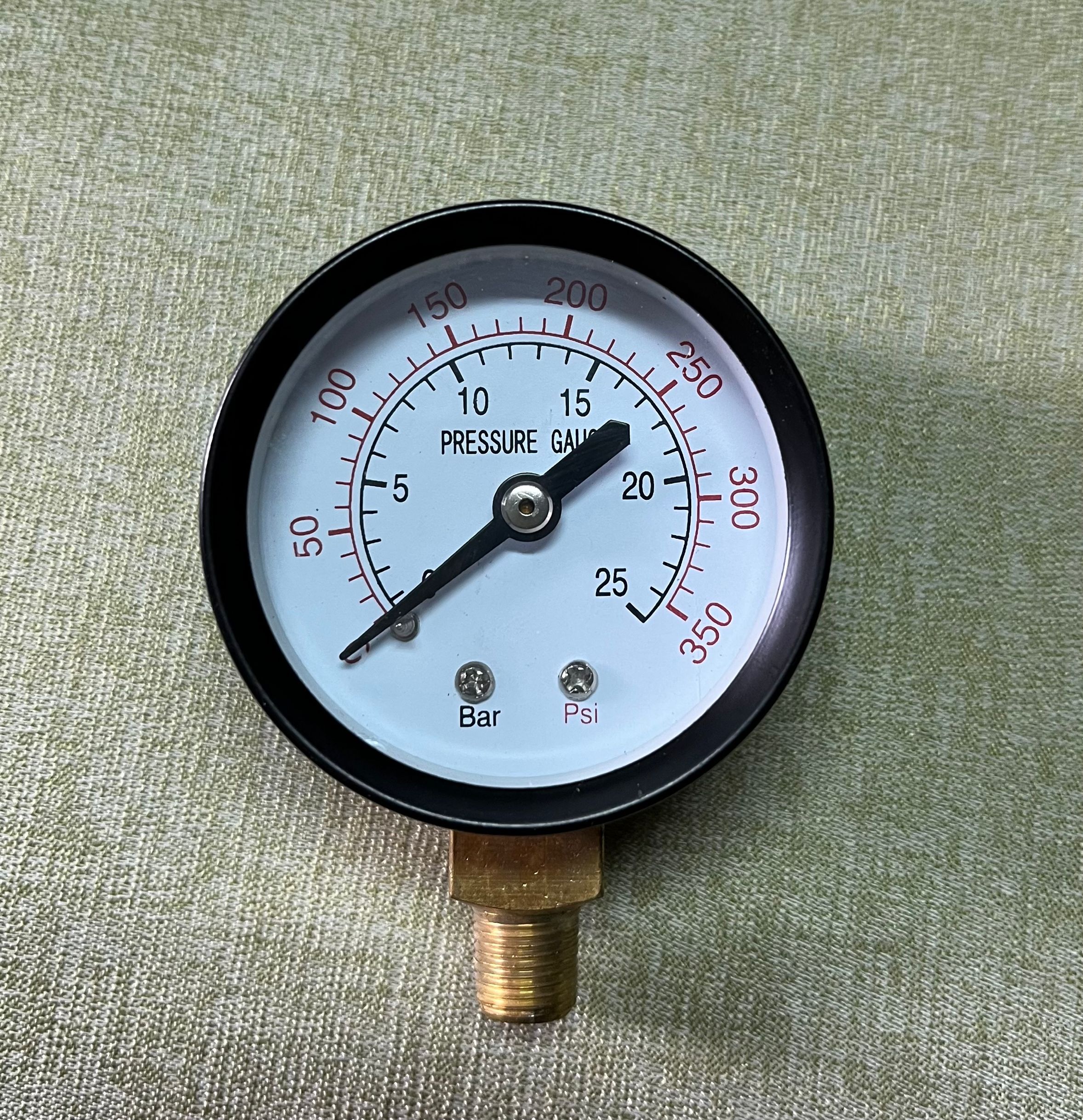 铜螺纹立式压力表直径到