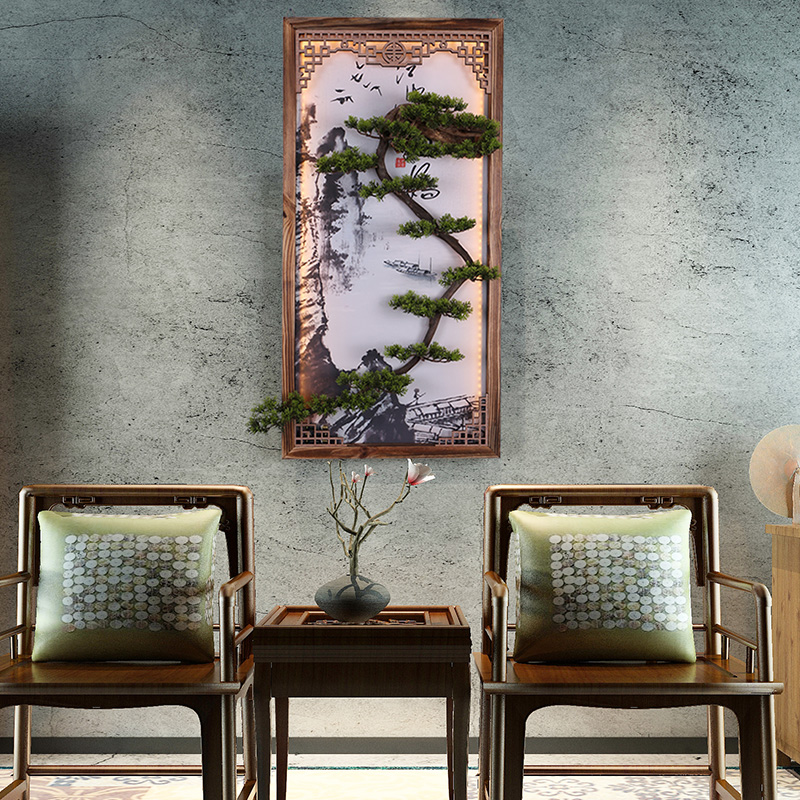 创意新中式实木墙壁挂件