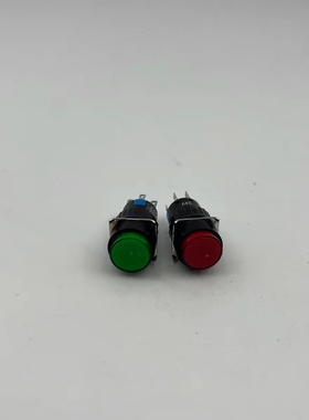 EAPT译普 圆形按钮LAZ16-11D 22D 11DS 22DS带灯自复位/自锁 16MM