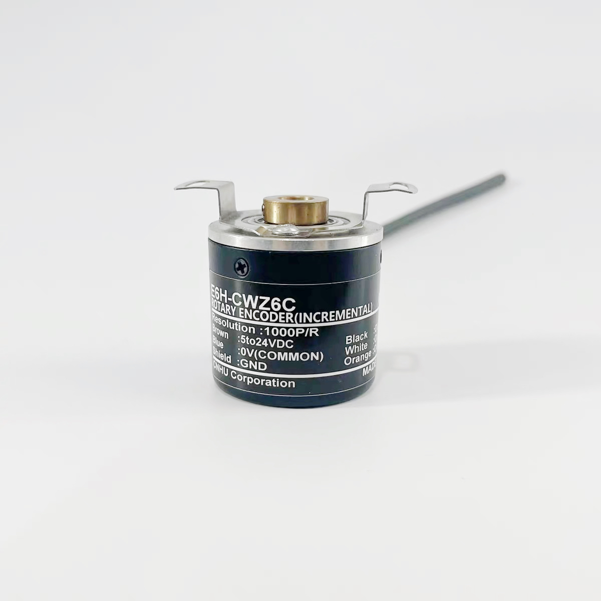 E6H-CWZ1X 2048P/R光电增量旋转编码器 差分输出 外径40中空轴