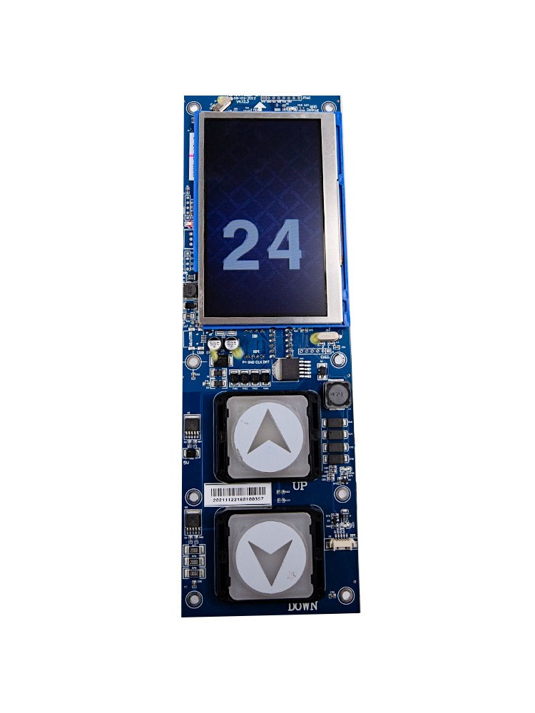 杭州西奥电梯HPB12一体式外呼彩屏HBP12TFT4300T-TK/MK奥的斯配件