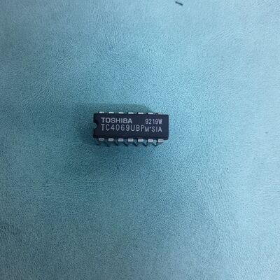 (5个)全新进口原装 TC4069UBP TC4069 DIP14 直插 栅极/逆变器IC