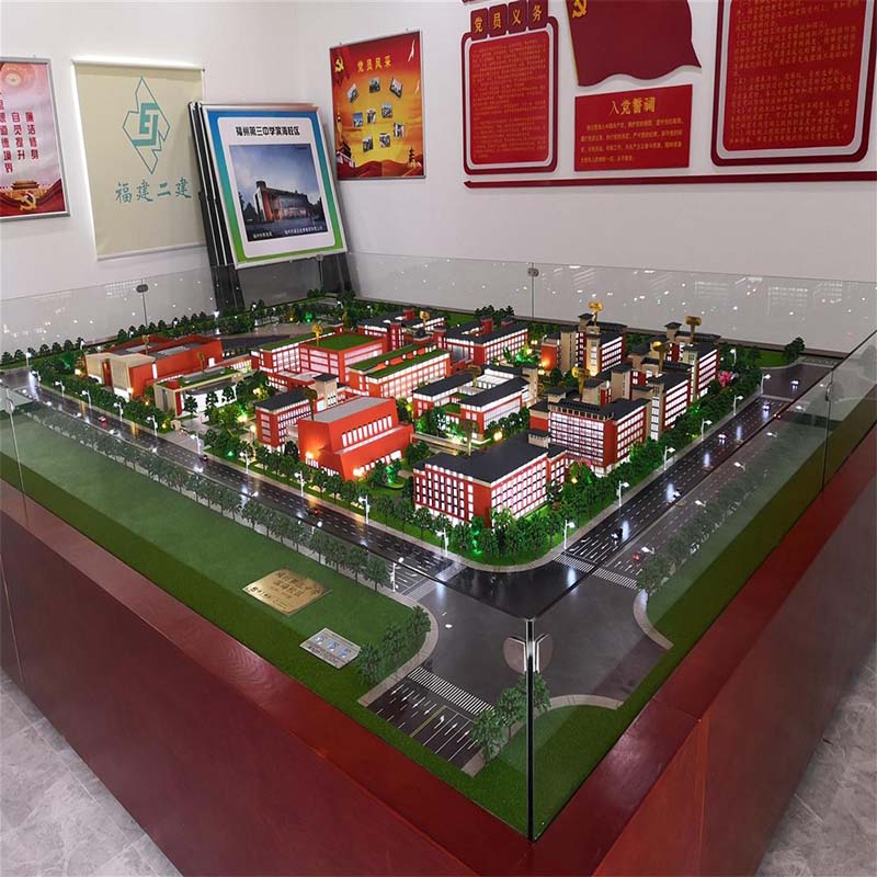 智能沙盘学校模型城市规