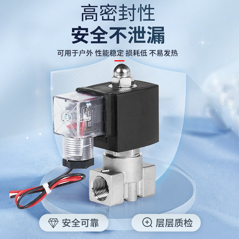 不锈钢微型高压电磁阀分