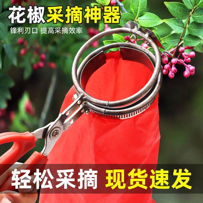 摘花椒神器花椒采摘器专用工具新款取花椒神器网剪花椒枸杞剪刀